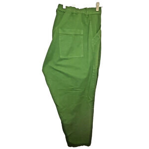BIG BUS PRESS Pencil Pants 5X Emerald Green USA Made Cotton Retail $110 Sold Out